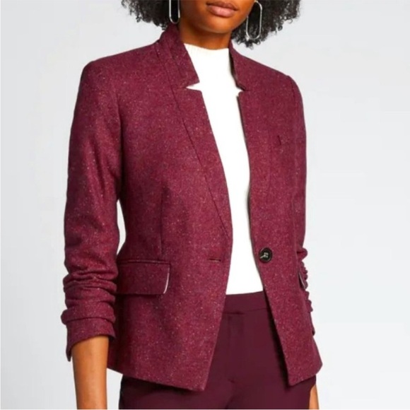 Veronica Beard Women Blazer Farley Wool Blend Berry Dickey Jacket - Picture 10 of 11